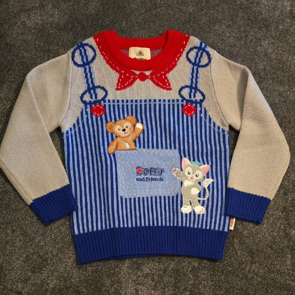 Hong Kong Disneyland Kids Duffy & Friends Knit Sweater
